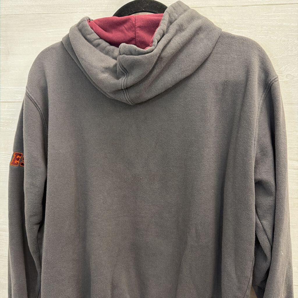 Campus Heritage Grey Virginia Tech Hoodie Small
