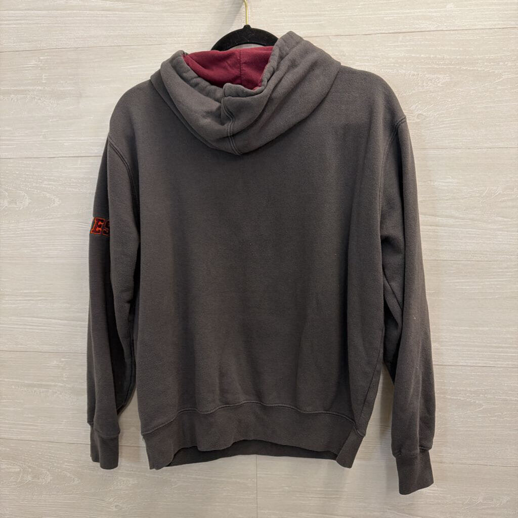 Campus Heritage Grey Virginia Tech Hoodie Small