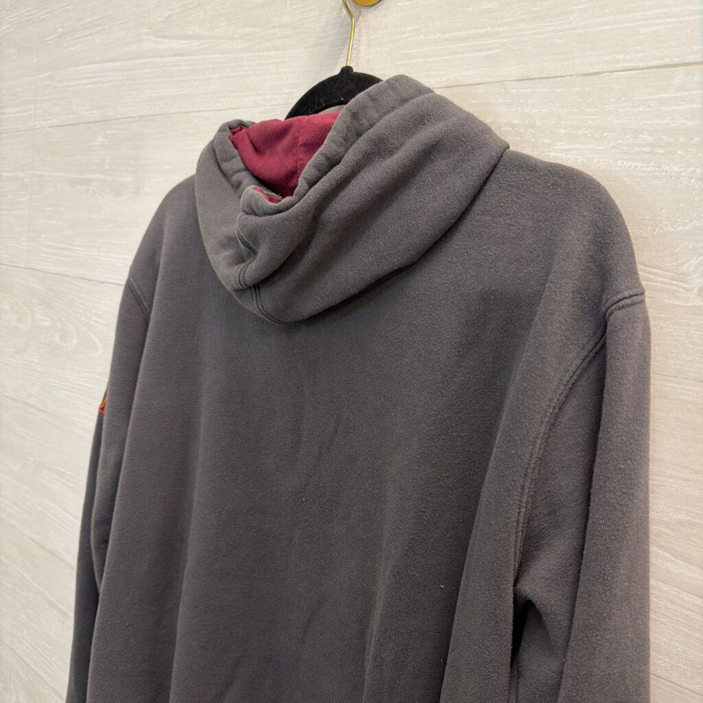 Campus Heritage Grey Virginia Tech Hoodie Small