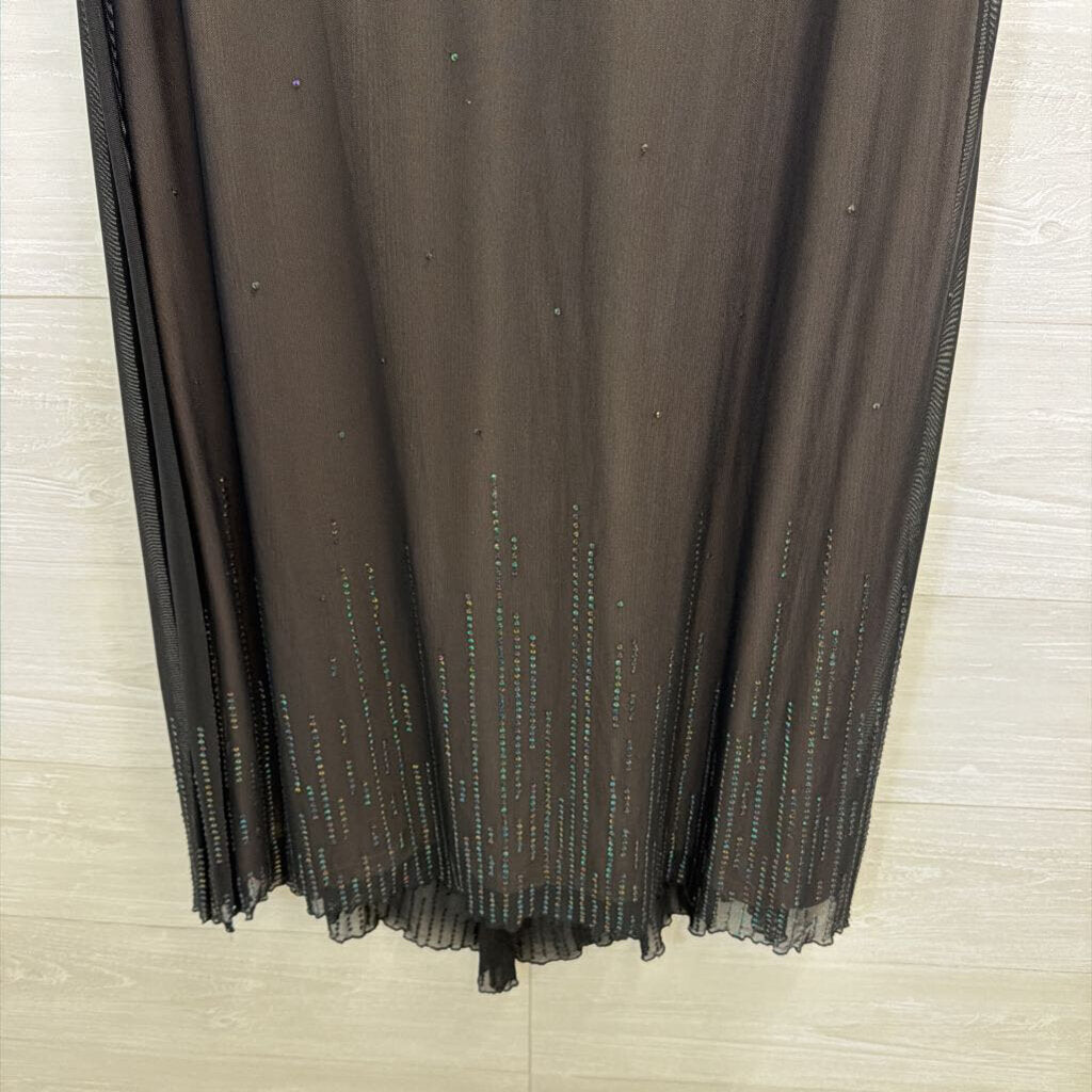 Amanda Smith Black Embellished Detail Sleeveless Dress 14