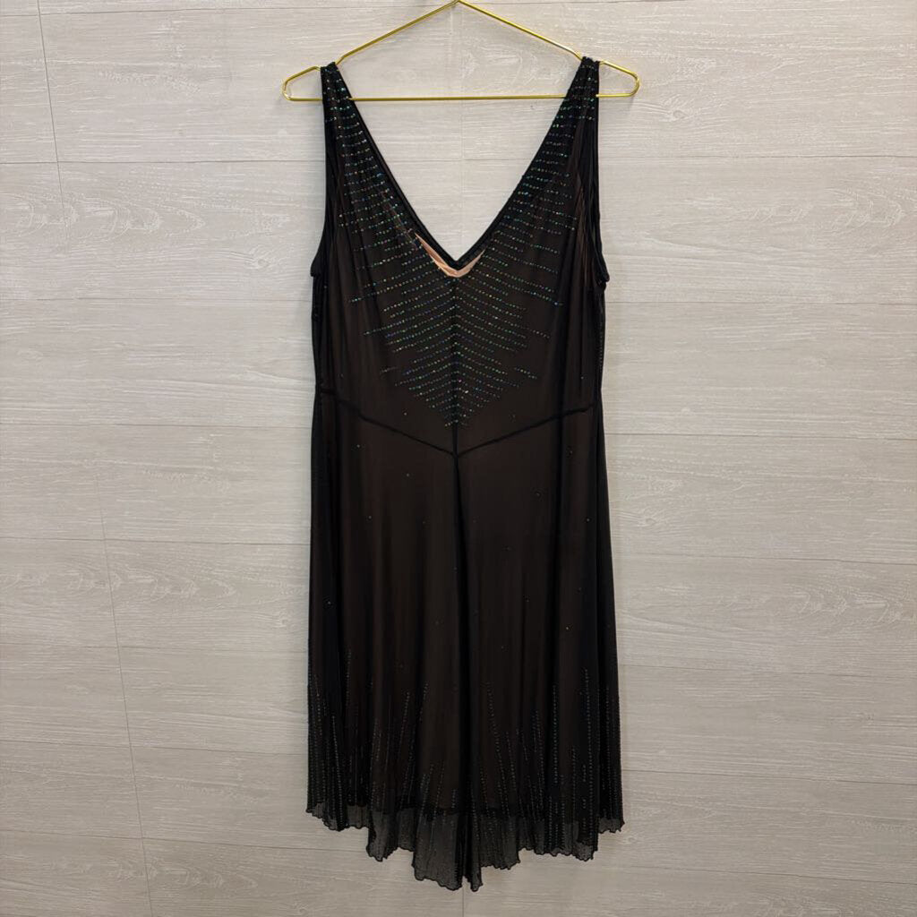 Amanda Smith Black Embellished Detail Sleeveless Dress 14