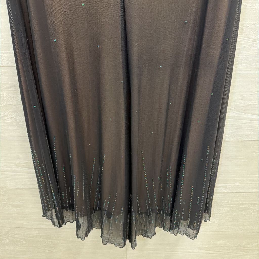 Amanda Smith Black Embellished Detail Sleeveless Dress 14