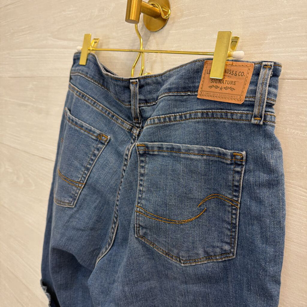 Levi Medium Wash Bermuda Shorts 10