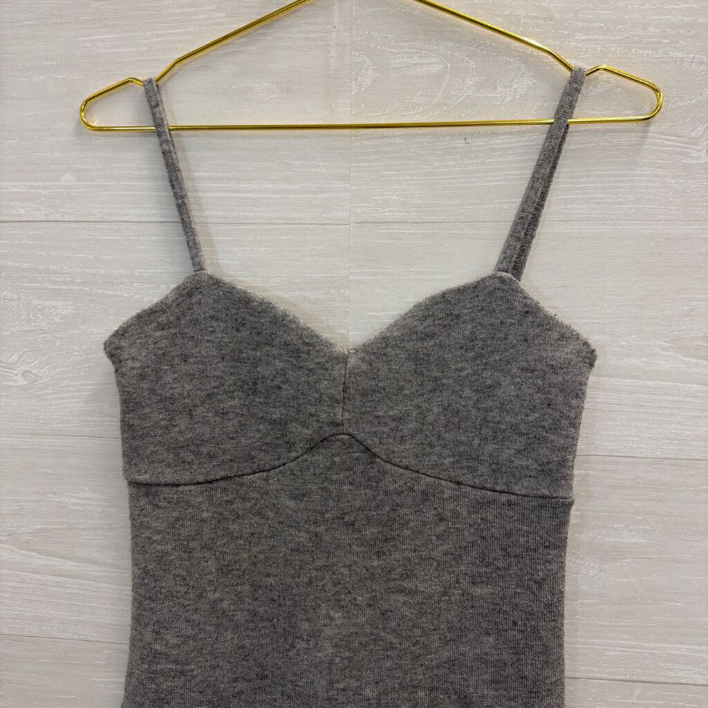 Express Grey Soft Bodysuit Small
