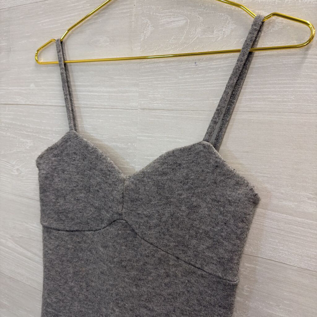 Express Grey Soft Bodysuit Small