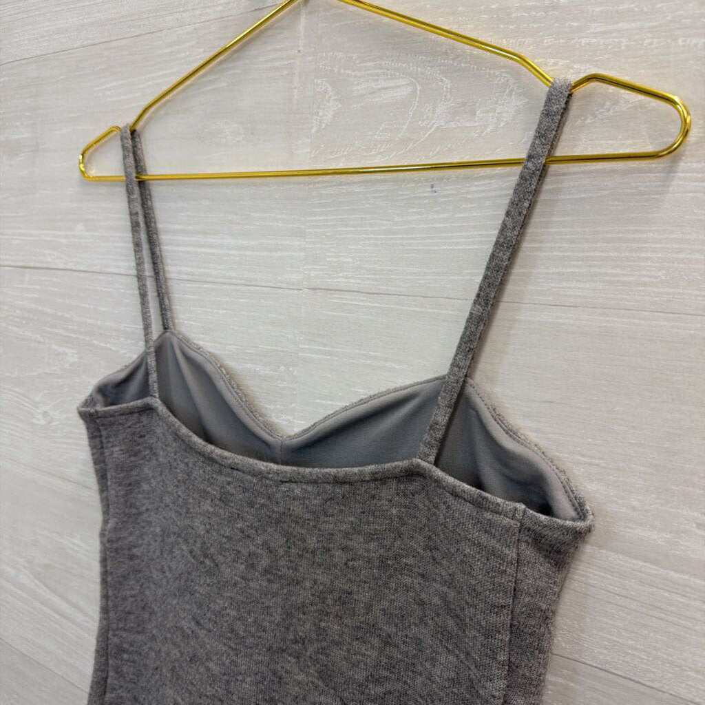 Express Grey Soft Bodysuit Small