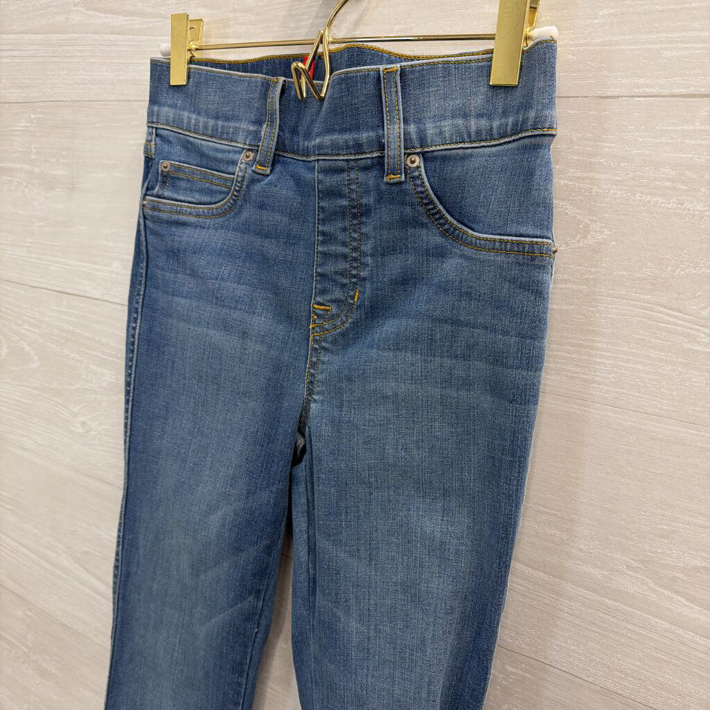 Spanx Medium Wash Flare Leg Pull On Jeans Extra Small