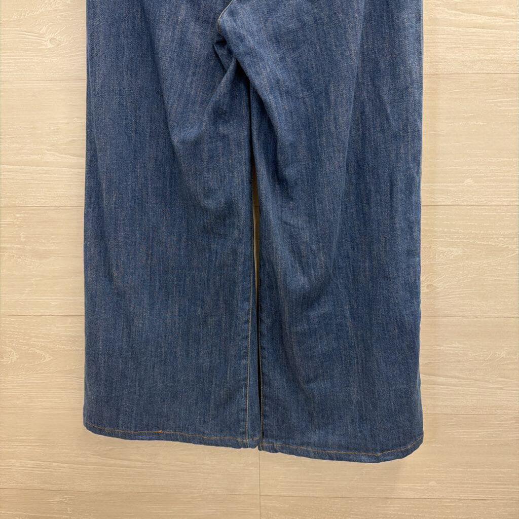 Pilcro Dark Wash Wide Leg Jeans 26