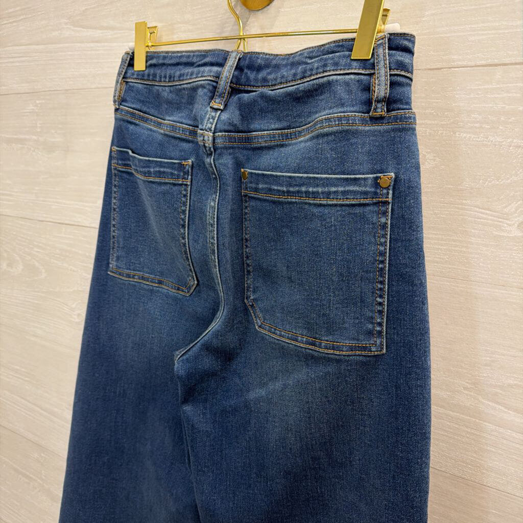 Driftwood Dark Wash Martha Wide Leg Jeans 25