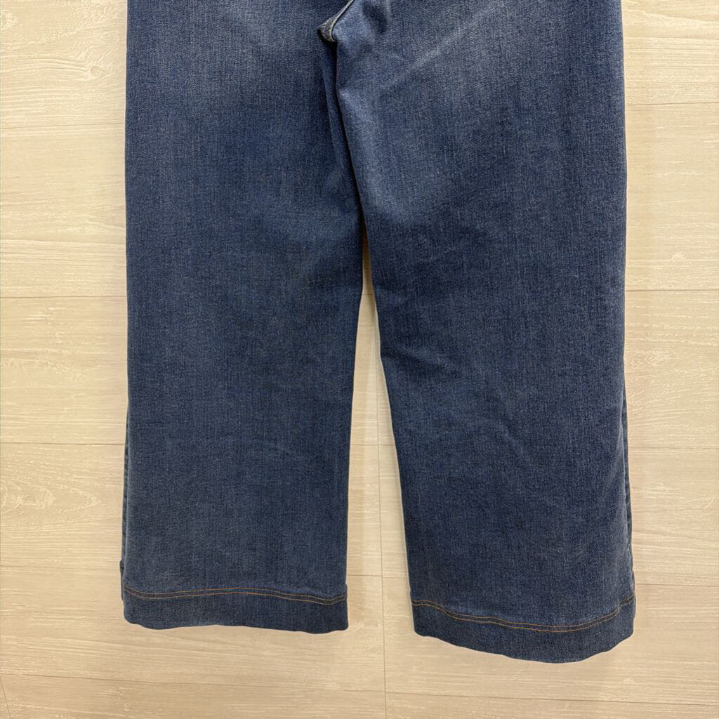 Driftwood Dark Wash Martha Wide Leg Jeans 25