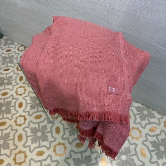Lululemon Pink Blanket Scarf