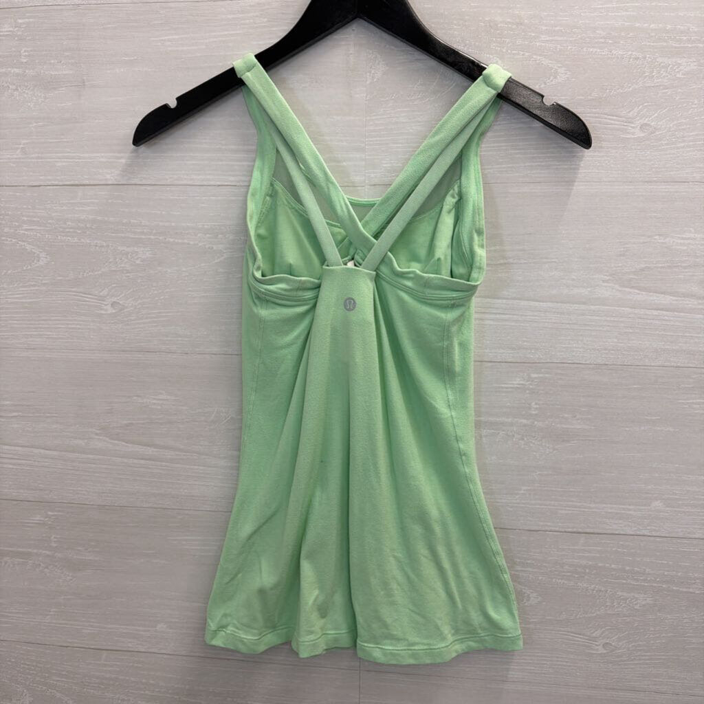 Lululemon Green Athletic Tank Top 2