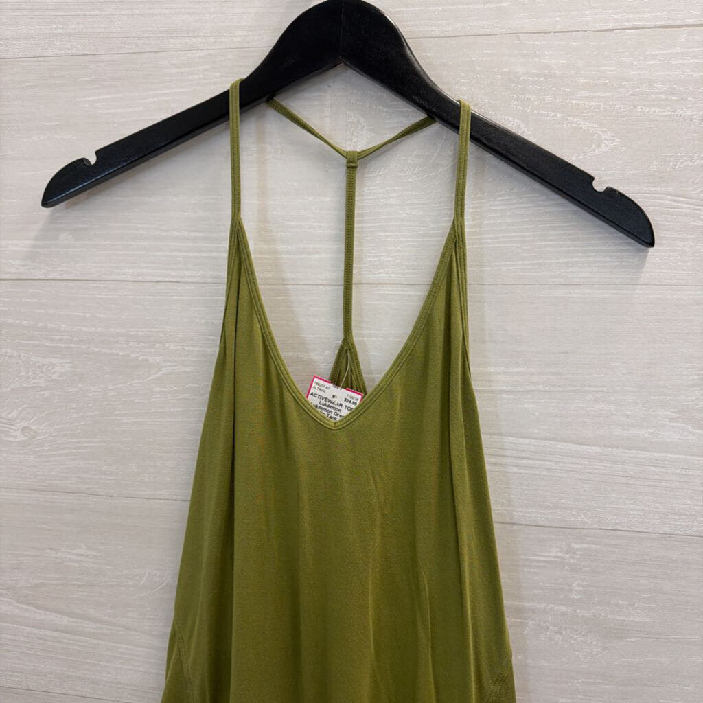 Lululemon Green Athletic Tank Top Small