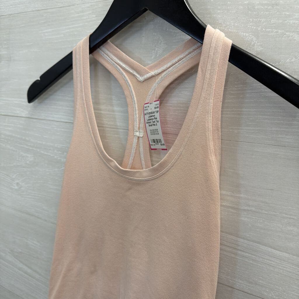 Lululemon Pink Athletic Tank Top Small