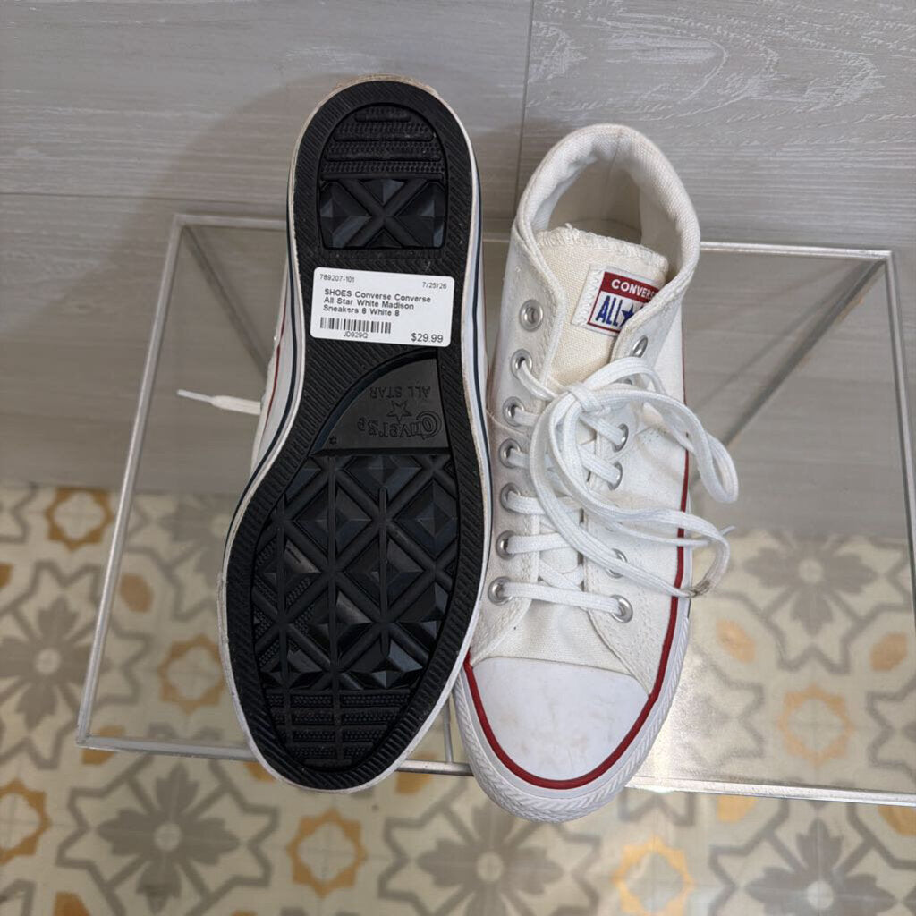 Converse All Star White Madison Sneakers 8