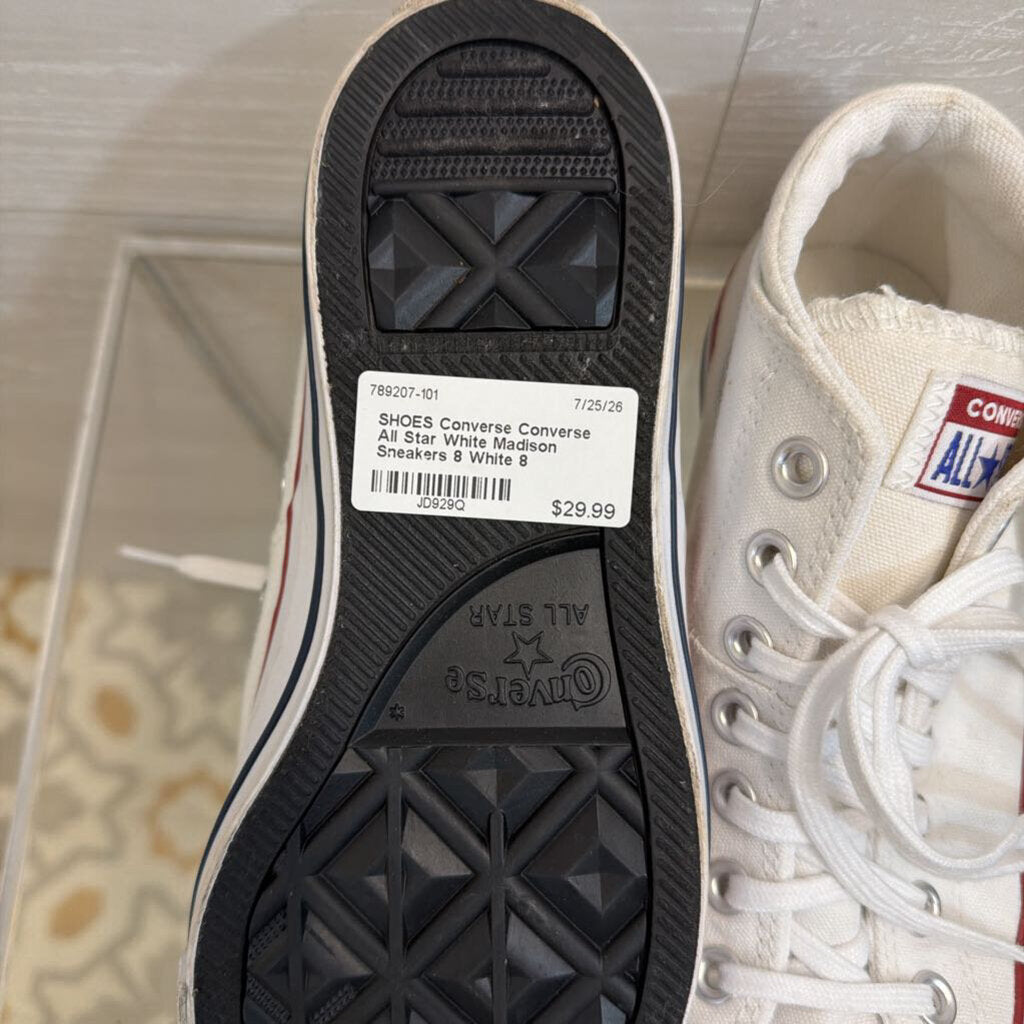 Converse All Star White Madison Sneakers 8