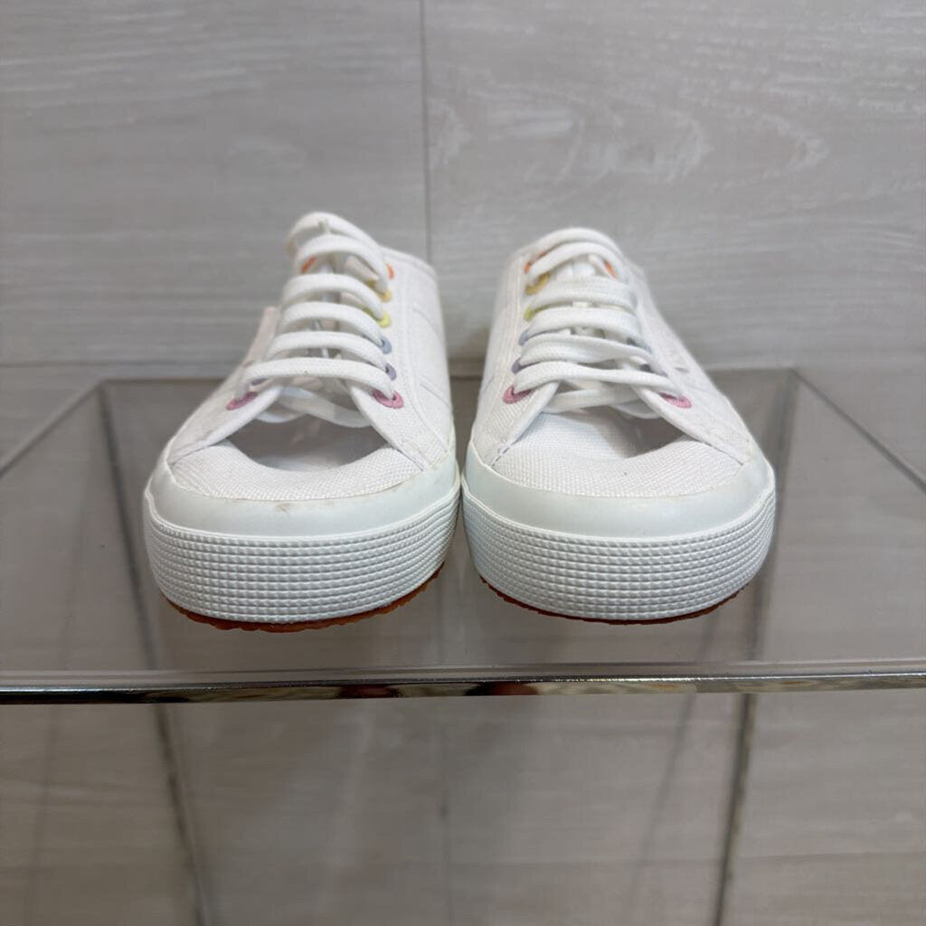 Superga White/ Multi 2402 Mule Sneakers 39