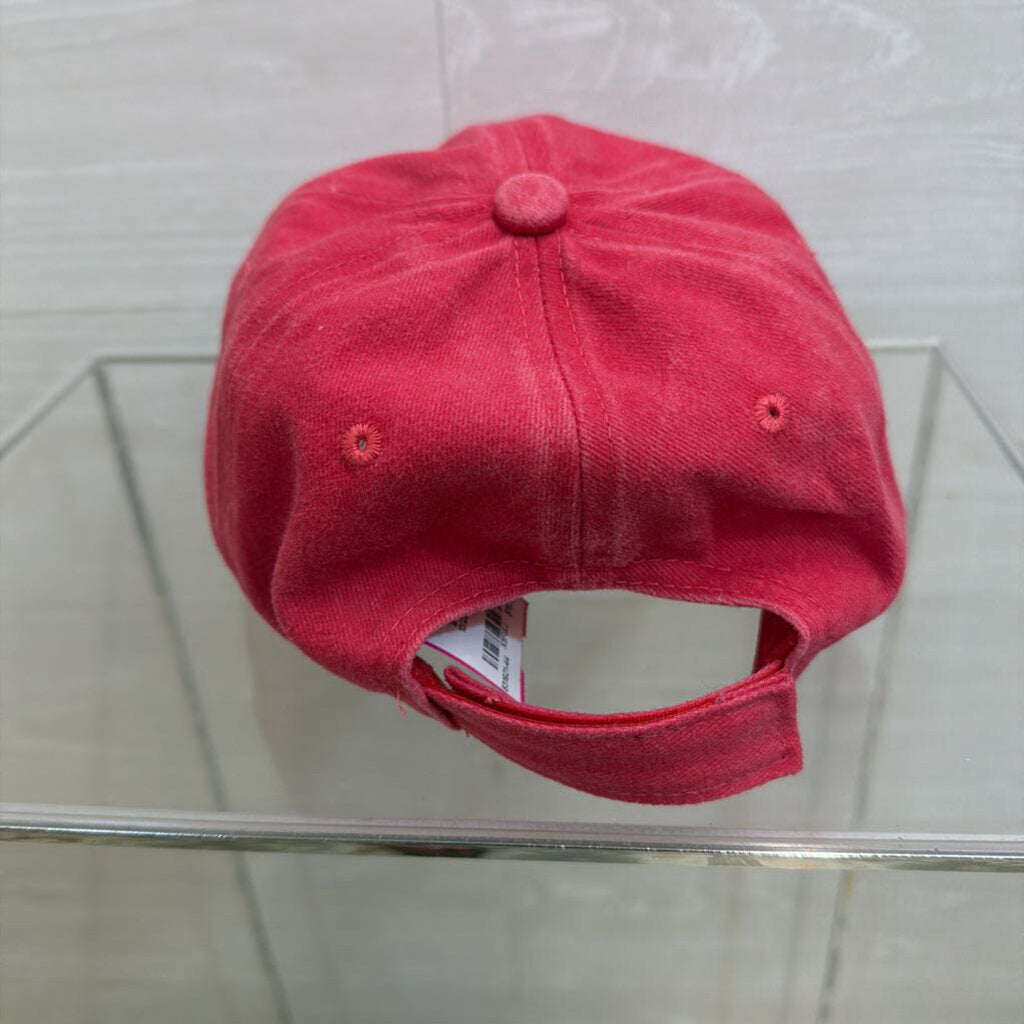 Red Embroidered USA Baseball Hat