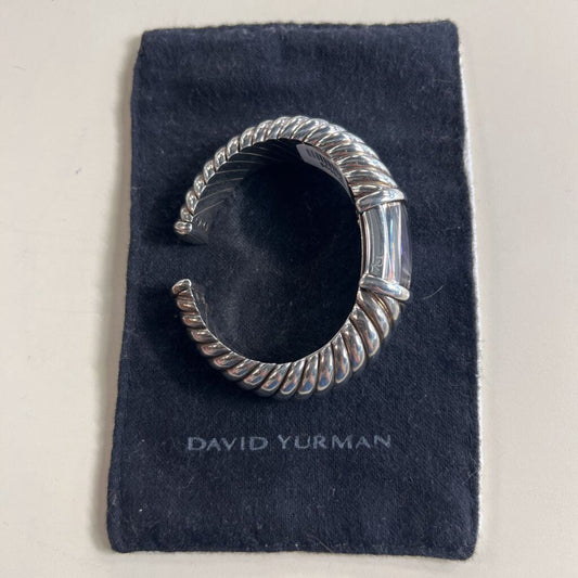 David Yurman Cable Cuff Mother of Pearl Diamond Watch