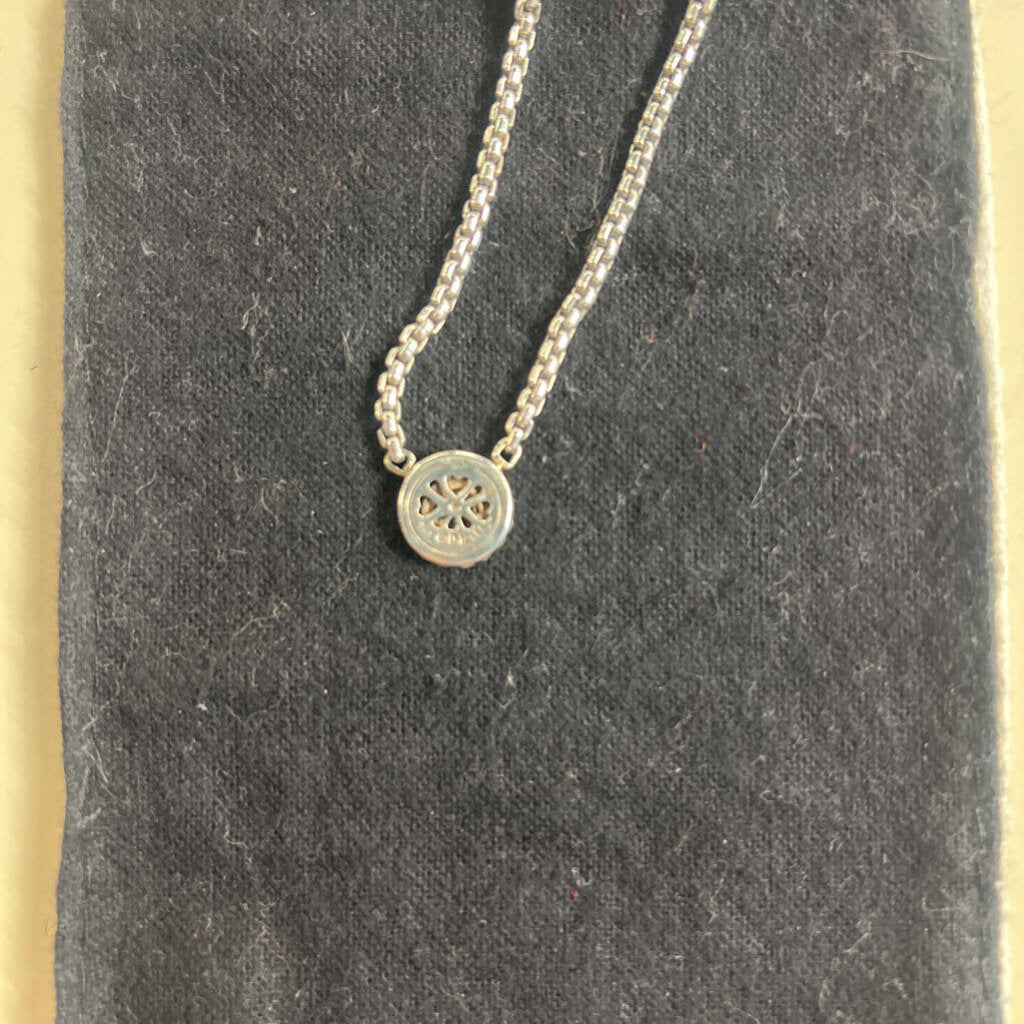 David Yurman Petite Albion Necklace Blue Topaz