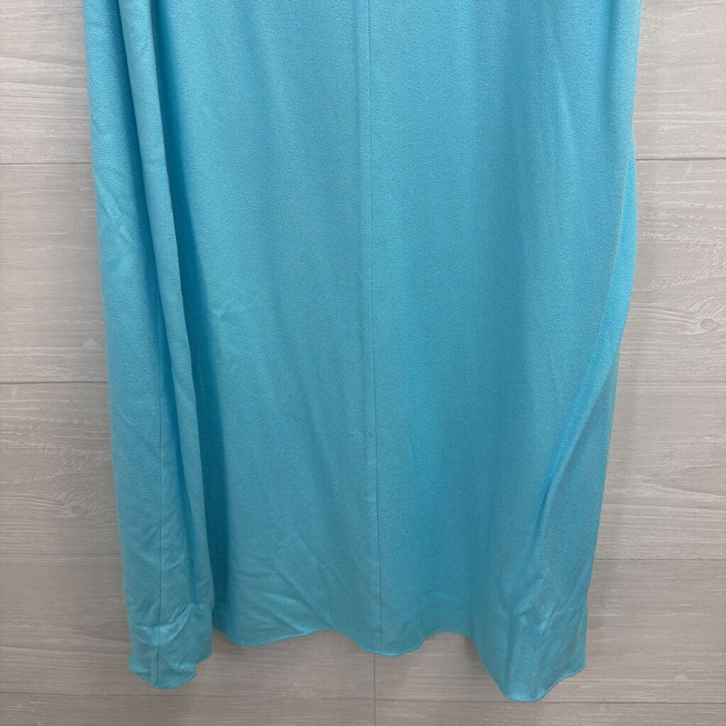 Lilly Pulitzer Blue/ Gold Sleeveless Jane Shift Dress 6