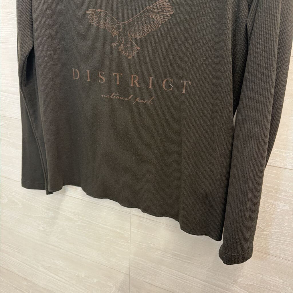 Cotton On Grey Forest District Long Sleeve Top Large