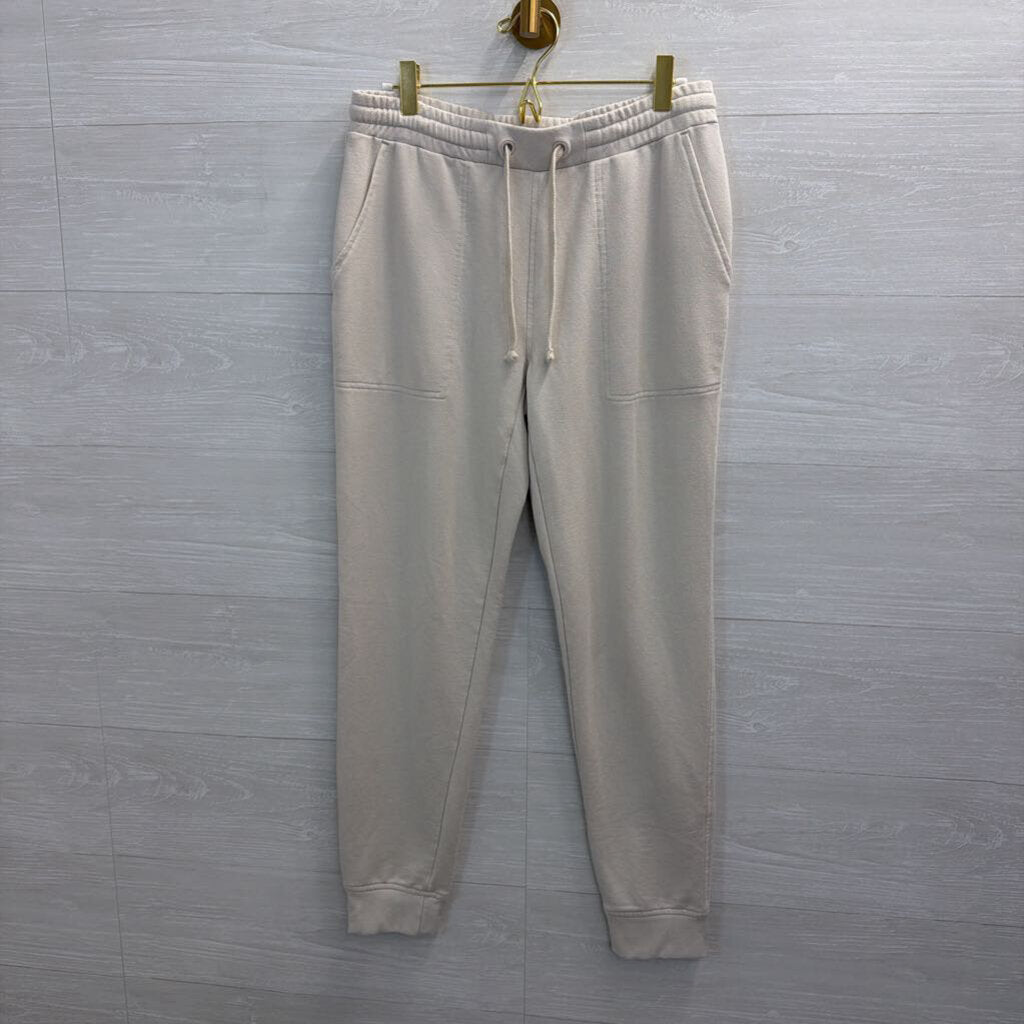 Quince Beige Soft Jogger Lounge Pants Small