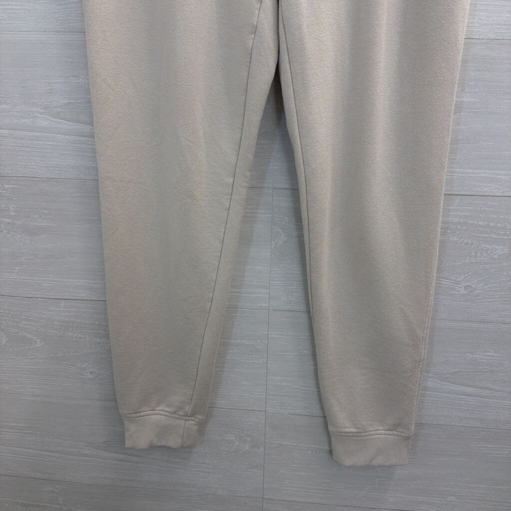 Quince Beige Soft Jogger Lounge Pants Small