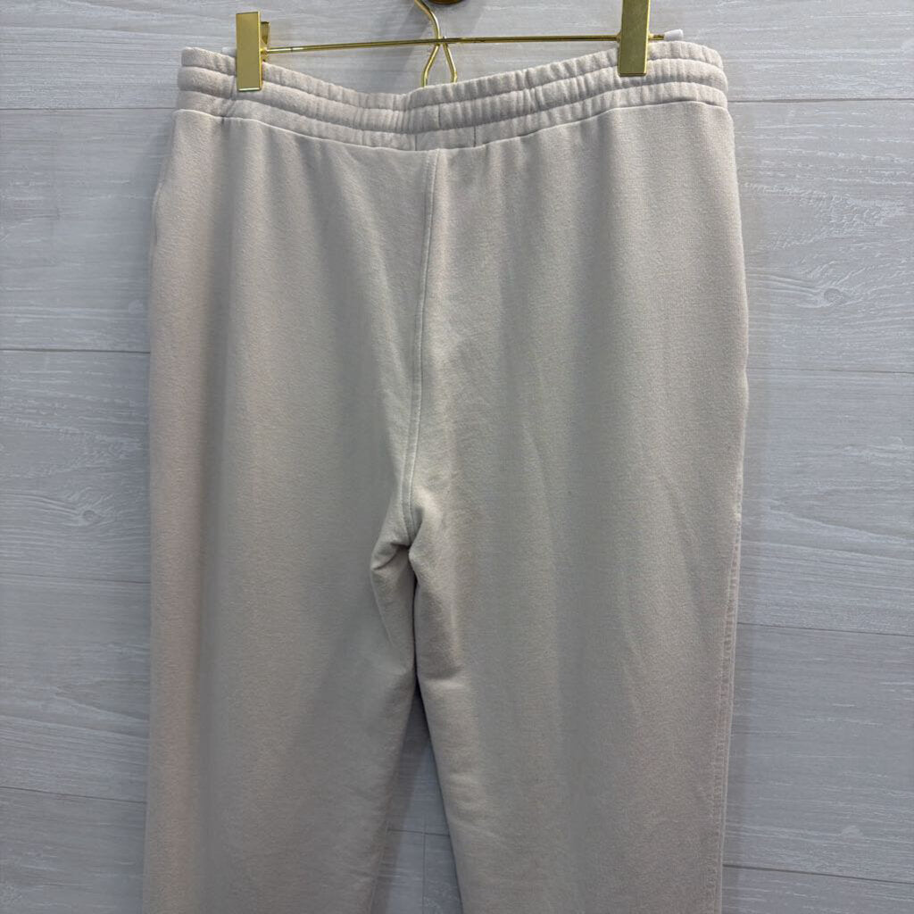 Quince Beige Soft Jogger Lounge Pants Small