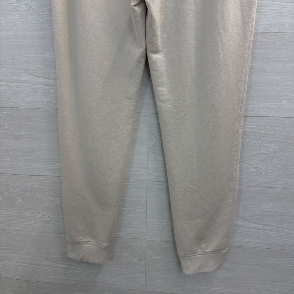 Quince Beige Soft Jogger Lounge Pants Small