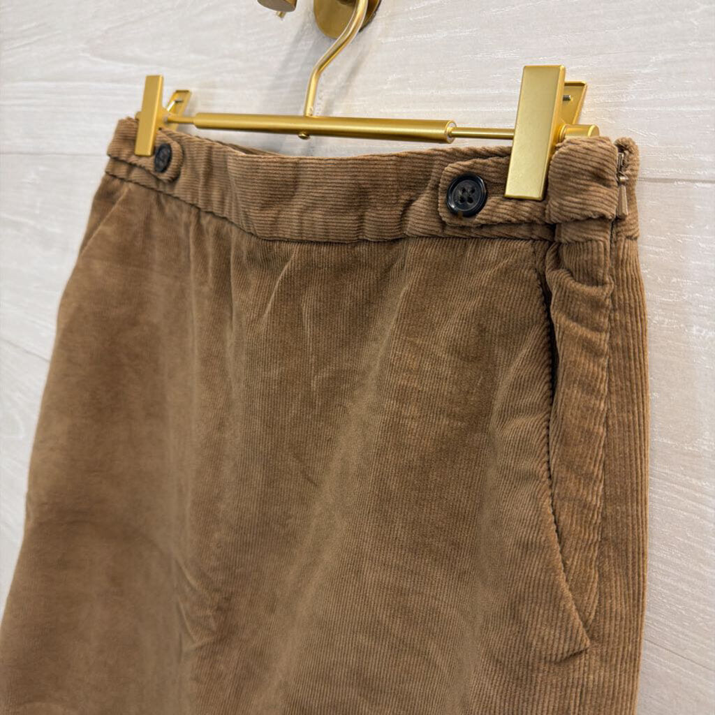 Banana Republic Brown Corduroy Skirt 0