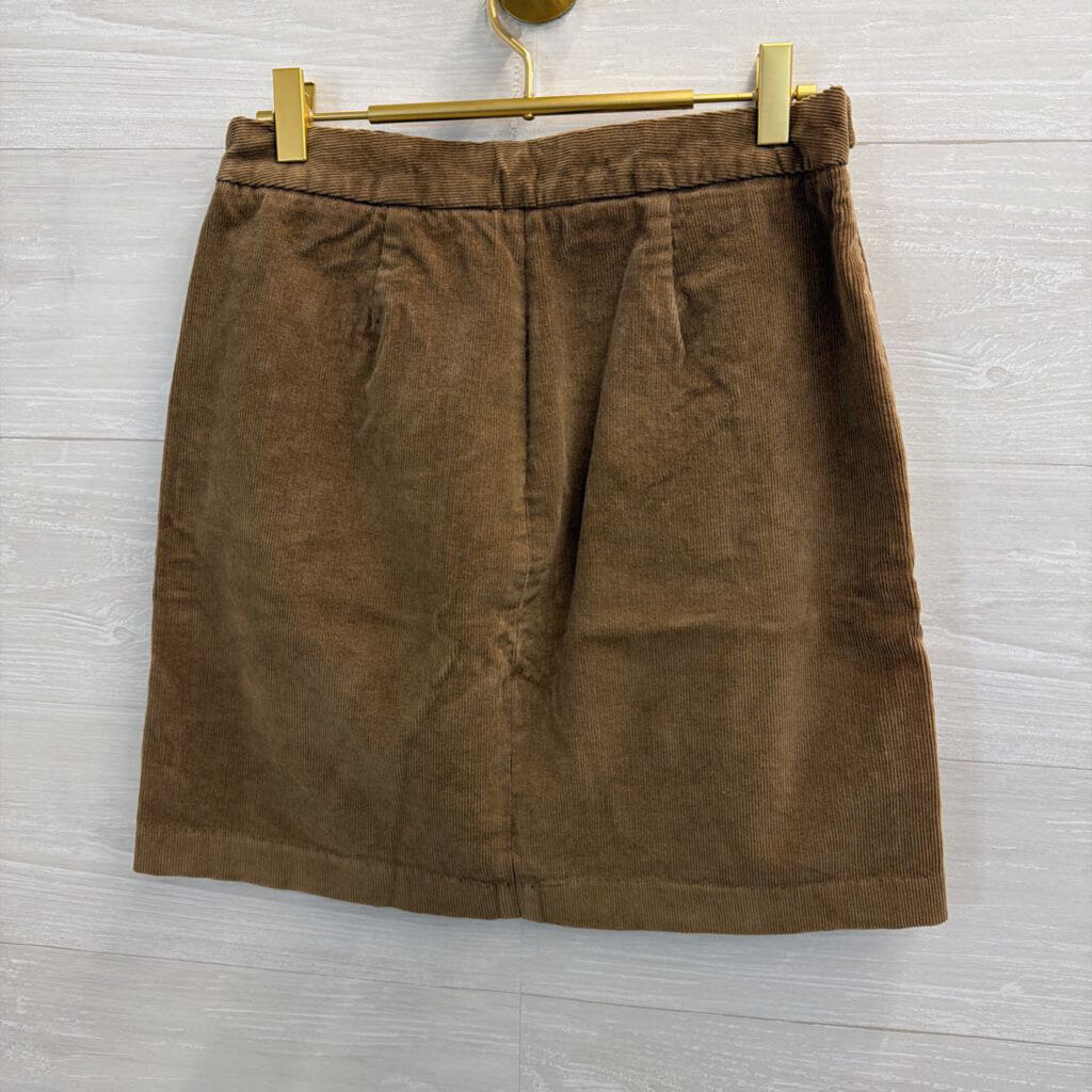 Banana Republic Brown Corduroy Skirt 0