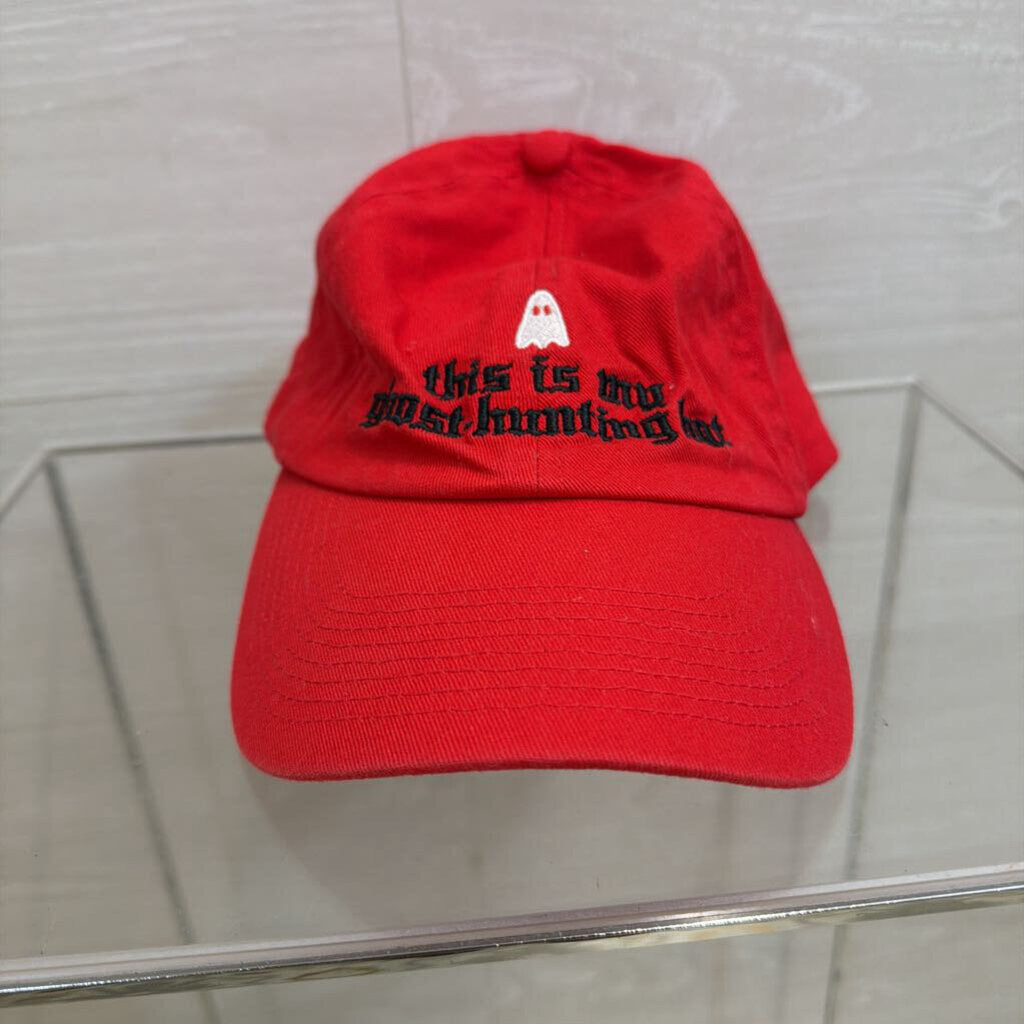 Red 'This Is My Ghost Hunting Hat' Baseball Hat