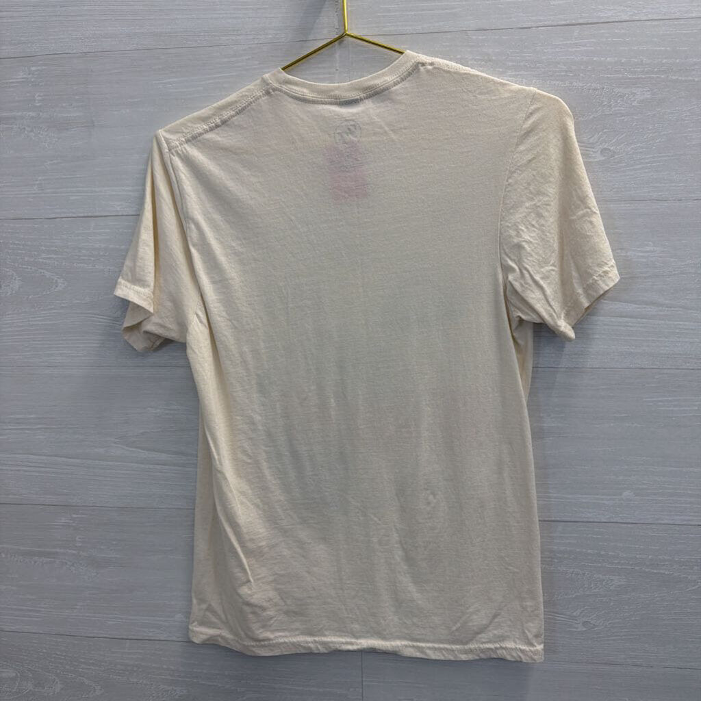 Foo Fighters Cream Short Sleeve Graphic Tee Small