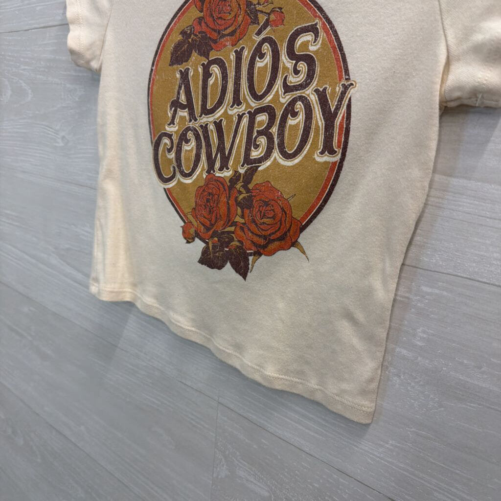 Altar'd State Adios Cowboy Cropped Short Sleeve Top Medium