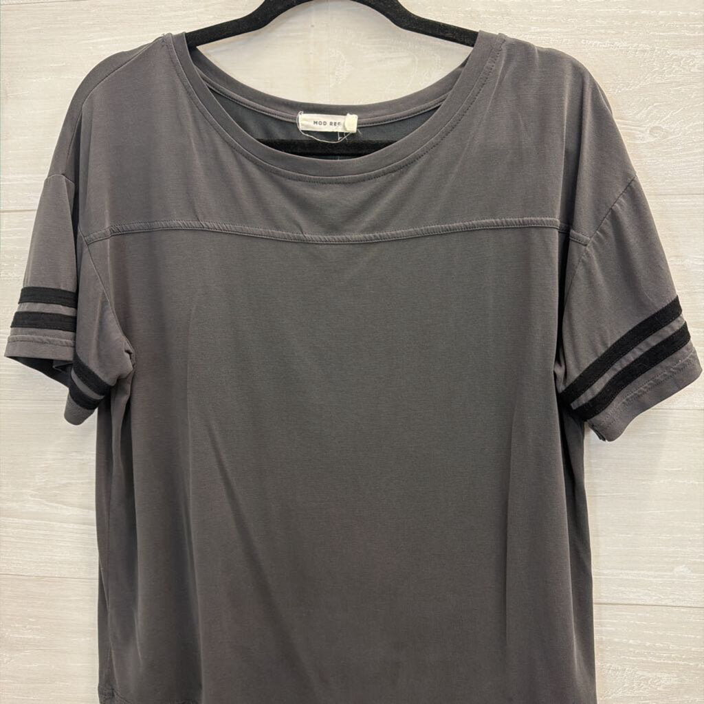 Mod Ref Grey Short Sleeve Top Medium