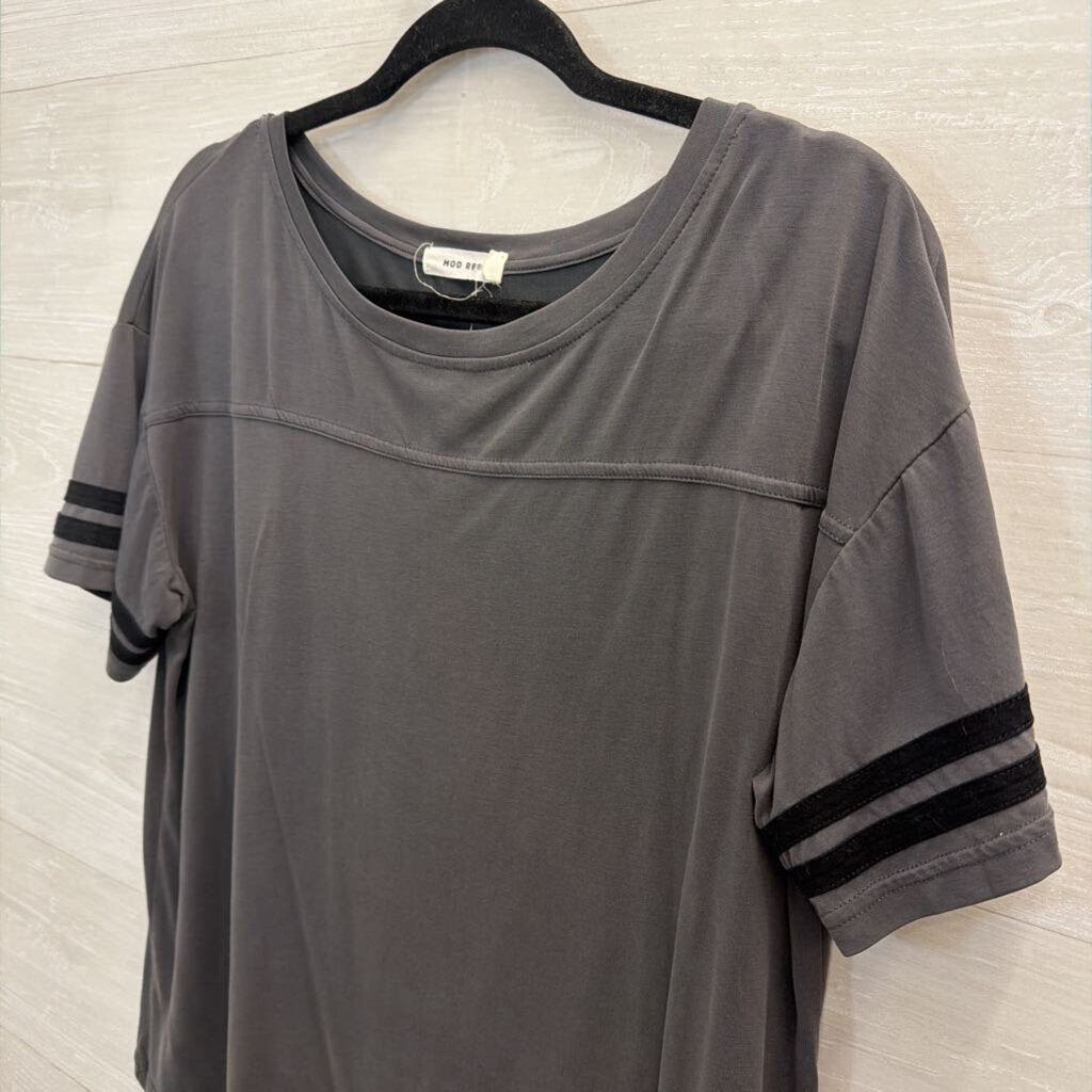 Mod Ref Grey Short Sleeve Top Medium