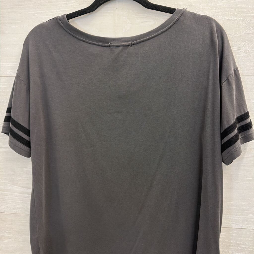 Mod Ref Grey Short Sleeve Top Medium
