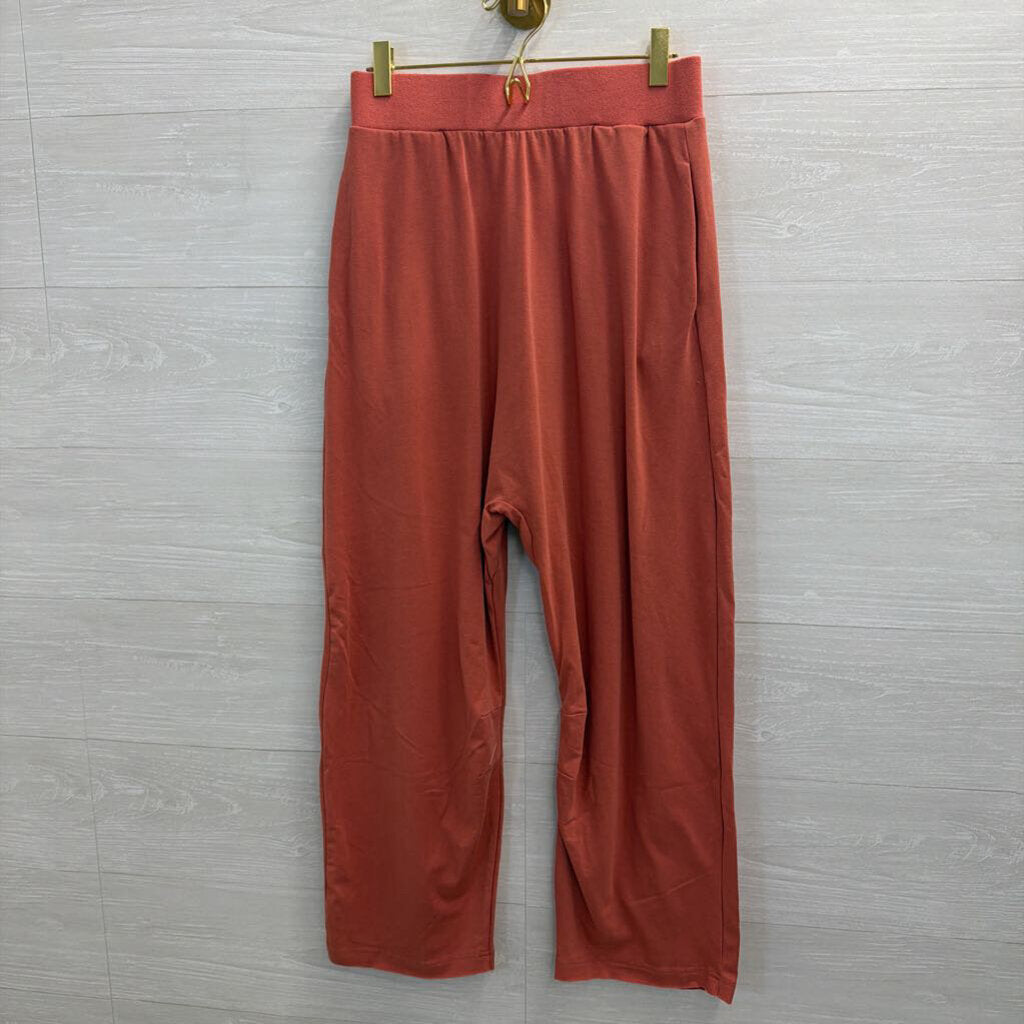 Anrabess Orange Tank/ Wide Leg Pants Lounge Set Small