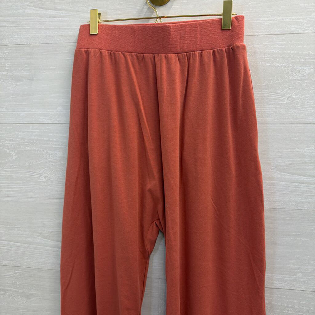 Anrabess Orange Tank/ Wide Leg Pants Lounge Set Small
