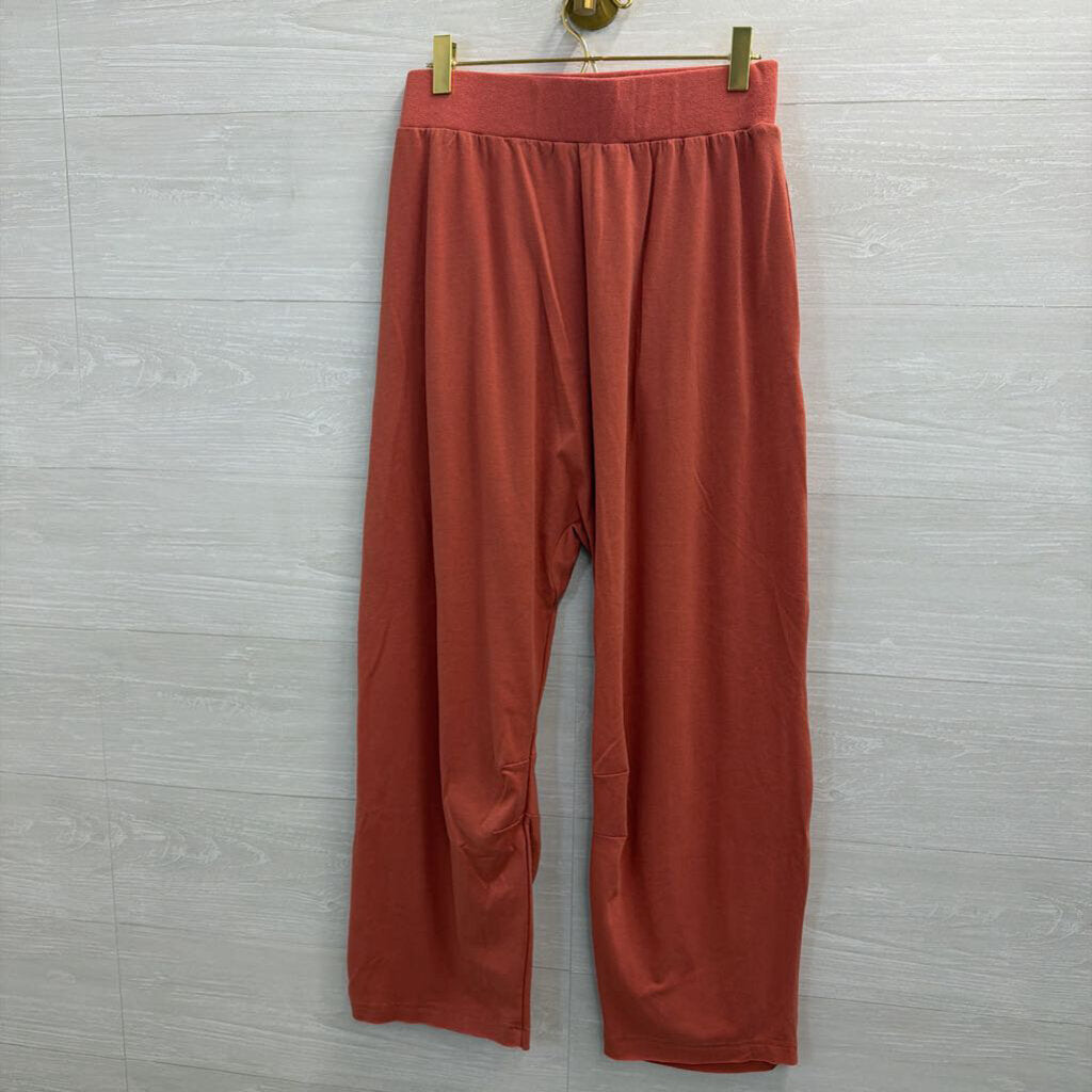 Anrabess Orange Tank/ Wide Leg Pants Lounge Set Small
