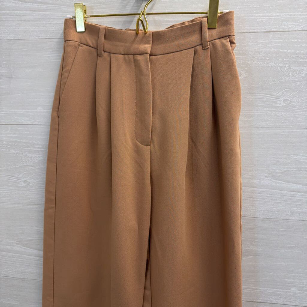 Abercrombie and Fitch Brown Wide Leg Trouser Pants 26