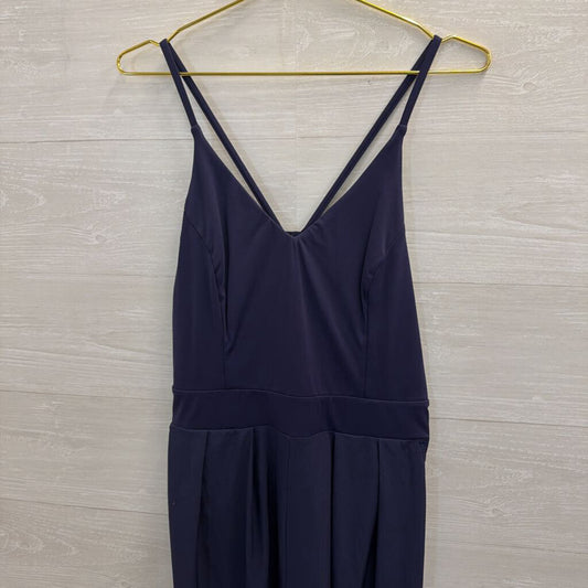 Halara Navy Wide Leg Jumpsuit Large Tall