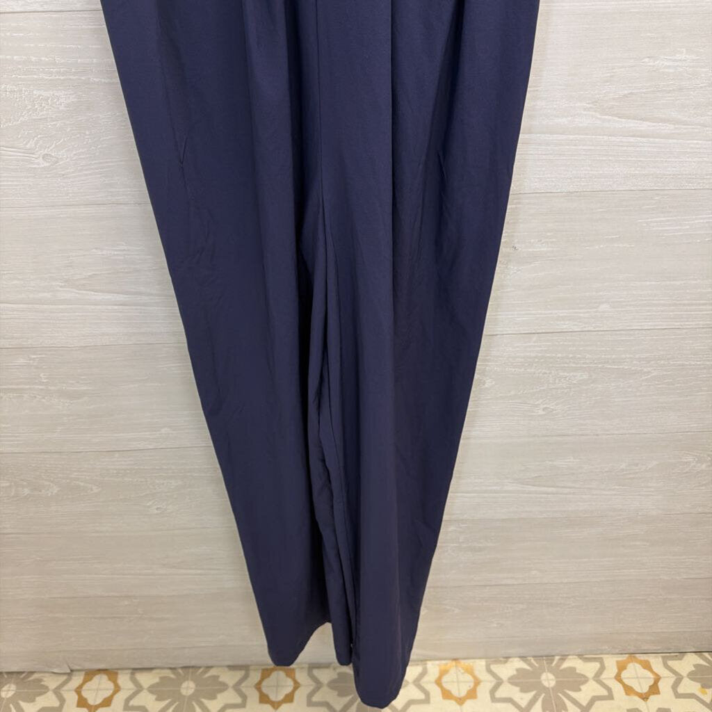 Halara Navy Wide Leg Jumpsuit Large Tall