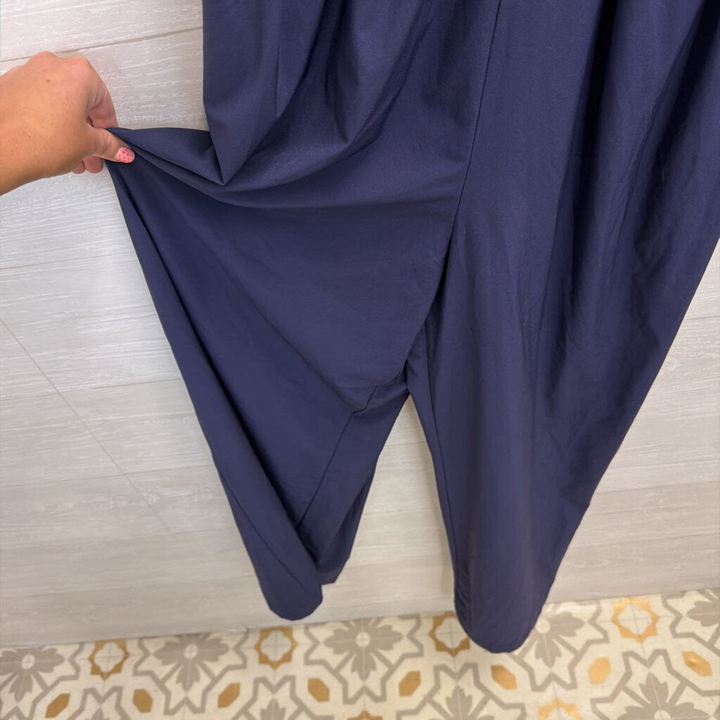 Halara Navy Wide Leg Jumpsuit Large Tall
