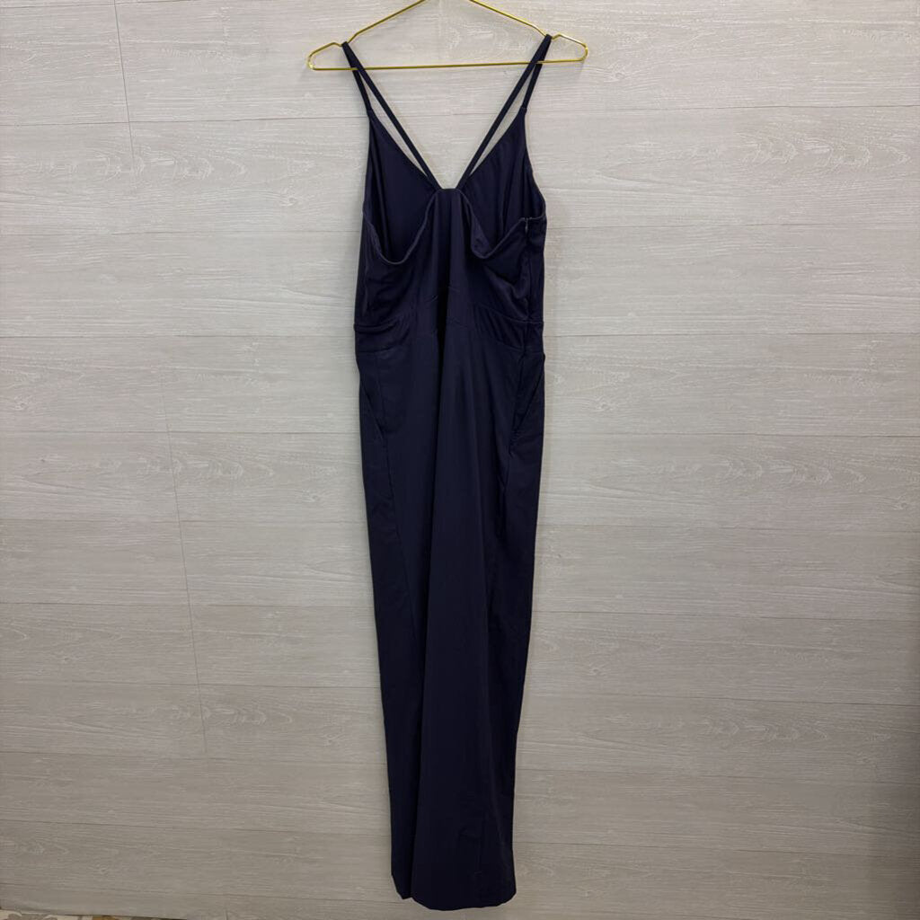 Halara Navy Wide Leg Jumpsuit Large Tall