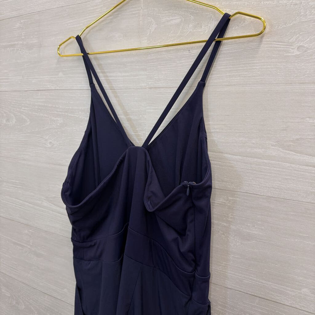 Halara Navy Wide Leg Jumpsuit Large Tall