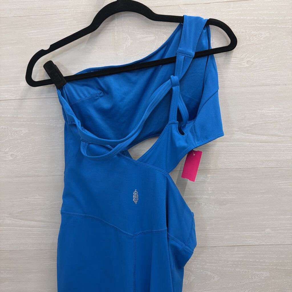 FP Movement Blue Back It Up Jumpsuit Medium