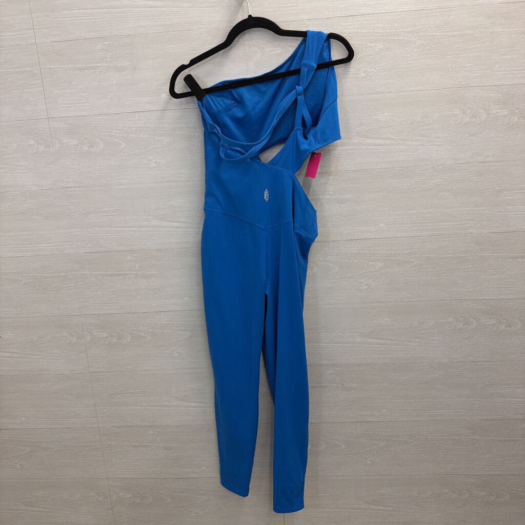 FP Movement Blue Back It Up Jumpsuit Medium