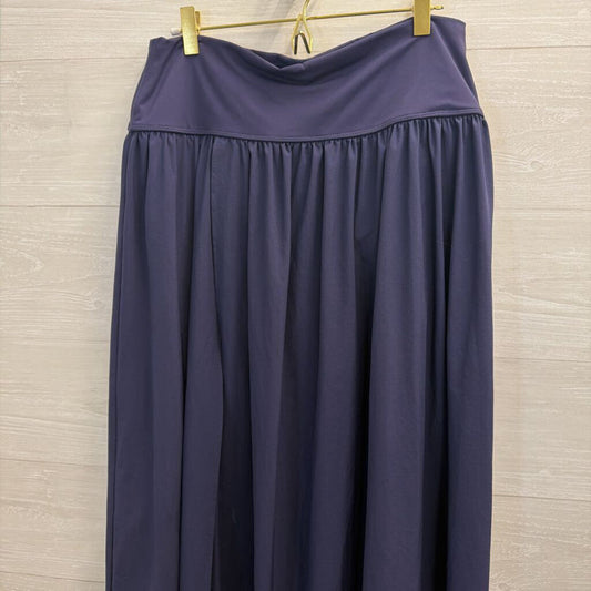 Halara Navy Slit Maxi Skirt Large